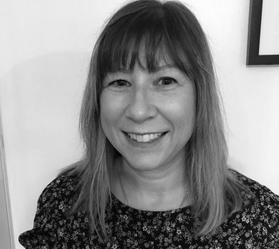 Sharon Black and white image