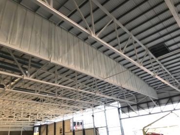 Installation of smoke barriers