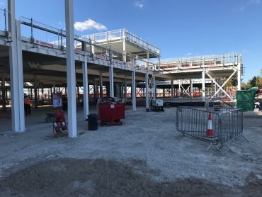 Mildenhall Hub Intumecent Paint to steelwork